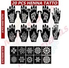 Indian Mehndi Tattoo Stencil Mehndi Design Round Stencils Set Of 20 Pcs