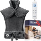 Large Electric Heating Pad For Neck   Shoulder Relief - 33x24in  Etl Certified
