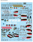 Speed Hunter Graphics 1 32 Decals Big Scale F-4g Wild Weasels For Revell - 32012
