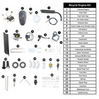 80cc 2-stroke Gas Engine Kit Bicycle Motor Conversion For 26  28 bikes Black