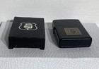 New Vintage Microphone Flip Top Style Lighter Unbranded Nos With Original Box