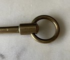 Poker Fire Iron Antique Solid Brass Fireplace Accessory Small Vintage 