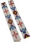 Vintage Native American Handmade Seed Bead Belts  C1970 Two-pieces Ea  28  Long