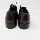 Freeman Men s Size 8d Vintage Freeflex Brown Soft Leather Apron Toe Oxfords