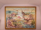 Melissa   Doug Wooden Tray Puzzle Dinosaurs 24pc Wood Tray Educational Toy Kids