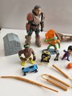 Mixed Lot Plastic Mini Action Figures W  Accessories 