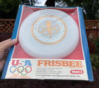1979 Usa Olympic  free Frisbee Hanger In Box  Whamo Disc Golf  Frisbee Wham-o