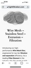 Wire Mesh Cloth Screen Disc 2   inch Dia  40x40 Mesh 100 Pack