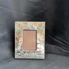Solid Silver 999 Stamped Vintage Baby Frame Shower Gift Keepsake Newborn 5x4   