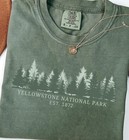 Yellowstone National Park Comfort Colors T-shirt  Hiking Gift Tee Freeshiping