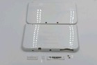 New Nintendo 3ds Xl Ll White Replacement Shells Front rear rubber label Upc