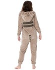 Pusheen Brown All-over Print With Novelty Ears All In One Jumpsuit Girls