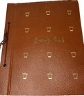 60 Page Antique Herbarium Botanical Pressed Leaves Plant Specimen Scrapbook