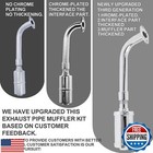 Exhaust Pipe Muffler With Jet Kit For Predator 212cc 196cc 224cc Engine For C