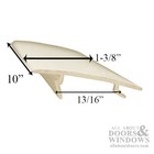 Window Balance Cover  Vinyl Filler Bead - 10 Inches