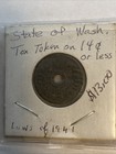 State Of Washington Sales Tax Tokens Pack Of 3 1935 1941 And 1943-46