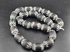 Vintage Ventian Style African Chevron Beads 18mm Beutifull Beads