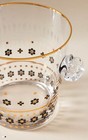 Anthropologie Bistro Tile Glass Ice Bucket