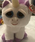 Feisty Pets Glenda Glitterpoop       Plush Toy Sticks Her Tongue Out With A Squeeze