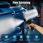 Professional Cup Gun Air Powered Body Repair Paint Sprayer Adjustable Nozzle