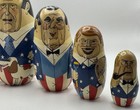 Vintage Russian Nesting Dolls Matryoshka American Presidents Clinton To Ford 7   