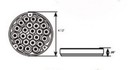 Back Of Cab Led Light Pearl Clear Lens 24 Red Leds 1156 Socket 4    Gg 76153
