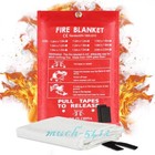 Portable Fire Blanket Insulation Cover Extinguisher Heat Resistant Emergency A  