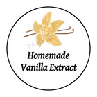 Homemade Vanilla Extract Labels Stickers Tags