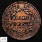 1809 Circle In 0 Classic Head Copper Half Cent 1 2c  extremely Rare Variety  