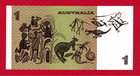 Australia 1 Dollar 1982 Unc Note - Signatures  R  A  Johnston   J  Stone  p-42d 