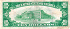 1929  10 Crawfordsville Indiana National Banknote Vf Ch 25331