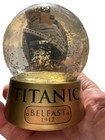 Titanic Belfast 1912 Snow Globe Waterball W Golden Glitter 3    X 2 5  Souvenir