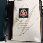 Anheuser-busch Collector Club Binder Green Cover Rare   Documents Included  Look