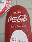 Drink Coca Cola Sign Of Good Taste 1950 Cigar Thermometer Working Condition