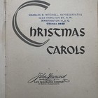Vintage Christmas Carols Mini Booklet John Hancock Life Insurance Boston Dc