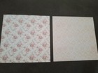 24 Pc  Double Sided 6x6 Pastel Pink Card Kit Patterened Paper