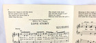 Where Do I Begin Theme From Love Story Vintage Piano Vocal Sheet Music 1971