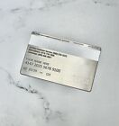 Jp Morgan Reserve Card Custom Chip   Stripe Palladium Silver Metal 2024 Design