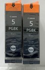 New Genuine Canon Pgi-5 Black 2pk Ink Cartridges Pixma Ip3300  Ip3500