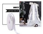 3 8 Inch Solid Satin Ribbon White Double Face Satin Ribbon For Crafts  Gift W   