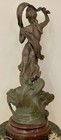 Antique French Hippolyte Moreau Sculpture    le Perle     29    On Marble Rare