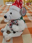 Vtg 1999 Collectible Coca Cola Polar Bear Bean Bag Plush Winter W tag