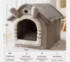 Indoor Warm Dog House Soft Pet Bed Tent House Dog Kennel Cat Bed With Removable