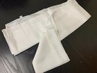 18th Century  Rev War Man s White 100  Silk Neckerchief Cravat - 14  X 72  - New