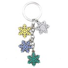 4 Pcs  Yuri On Ice 1  Keychain Set - Snowflakes New  snow Flake Anime Charm 