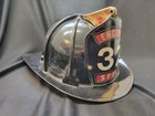 Vintage Cairns Bros  880 Fire Helmet San Francisco Leather Badge Liner 60 s 70 s