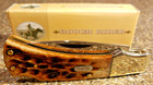 Rough Rider Rr081  Lockback  Jigged Amber Bone   3-5 8   1-blade  New  2005