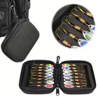 16pcs Spinnerbait Fishing Lures Metal Spoon Fishing Tackle Box