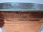 Gorgeous Primitive Solid Copper Antique Broiler W  Lid Wooden Handles