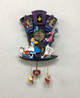 Disney Alice In Wonderland Mad Hatter Light Up Cuckoo Clock - New